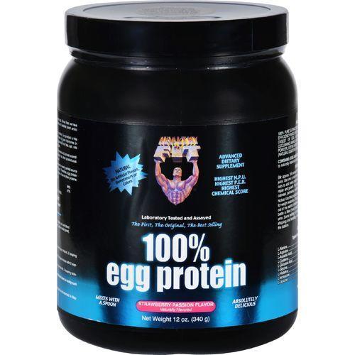 Healthy 'N Fit 100 Percent Egg Protein - Strawberry Passion - 12 oz