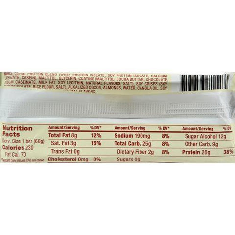 Think Products Thin Bar - Brownie Crunch - Case of 10 - 2.1 oz