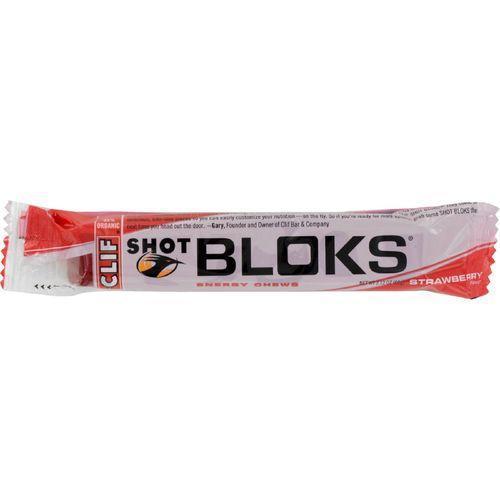 Clif Bar Clif Shot Bloks - Organic Strawberry - Case of 18 - 2.1 oz