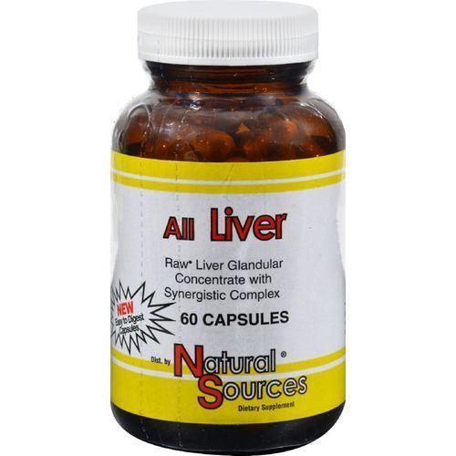 Natural Sources All Liver - 60 Capsules