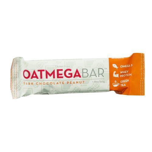 Oatmegabar Protein Bar - Dark Chocolate Peanut - 1.8 oz Bars - Case of 12