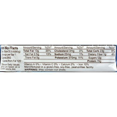 Rise Protein Plus Bar - Lemon Cashew - 2.1 oz - Case of 12