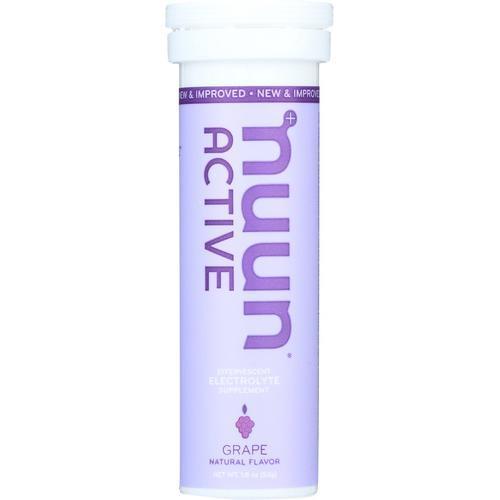 Nuun Hydration Drink Tab - Active - Grape - 10 Tablets - Case of 8