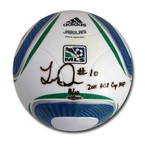 Landon Donovan Autographed MLS Match Ball Inscribed 2011 MLS CUP Champ