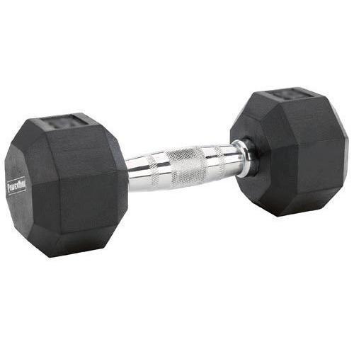 Rubber Coated Dumbbell - 20 lbs.