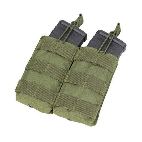 Double M4/M16 Open Top Mag Pouch Color- OD Green