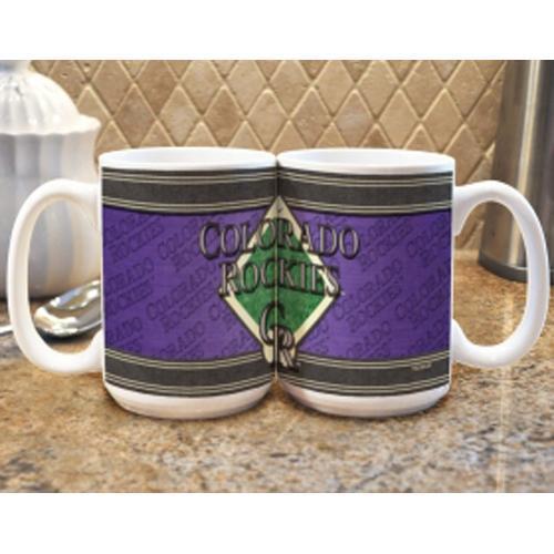 Colorado Rockies MLB Coffee Mug - 15oz Felt Style (Single Mug)