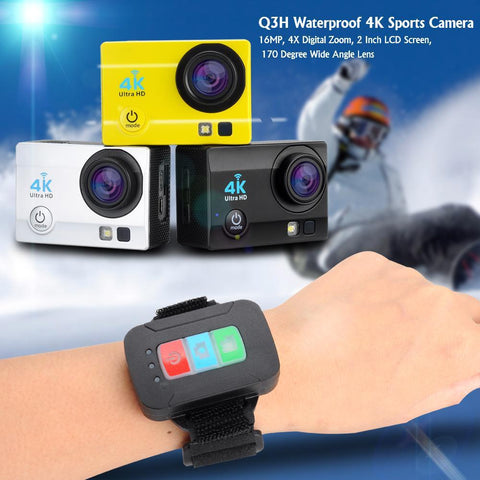 Q3H Waterproof 4K Sports Camera