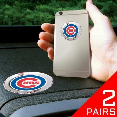 Chicago Cubs MLB Get a Grip" Cell Phone Grip Accessory (2 Piece Set)"