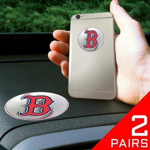 Boston Red Sox MLB Get a Grip" Cell Phone Grip Accessory (2 Piece Set)"