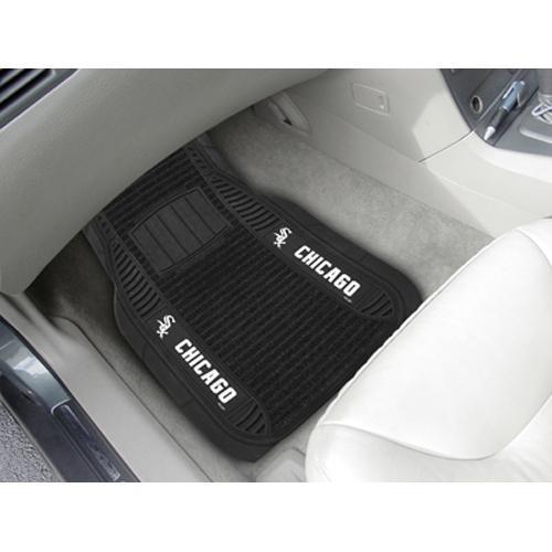 Chicago White Sox MLB Deluxe 2-Piece Vinyl Car Mats (20x27")"