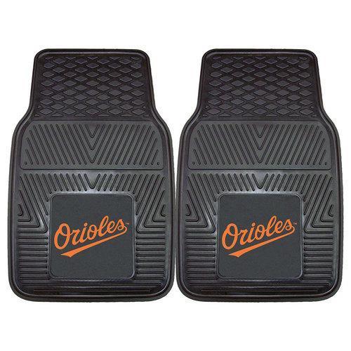 Baltimore Orioles MLB Heavy Duty 2-Piece Vinyl Car Mats (18x27")"