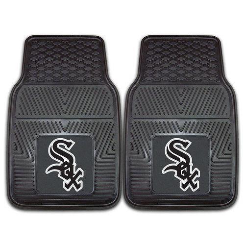 Chicago White Sox MLB Heavy Duty 2-Piece Vinyl Car Mats (18x27")"