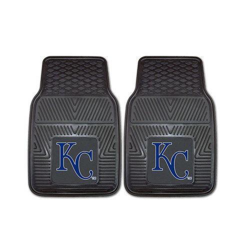 Kansas City Royals MLB Heavy Duty 2-Piece Vinyl Car Mats (18x27")"