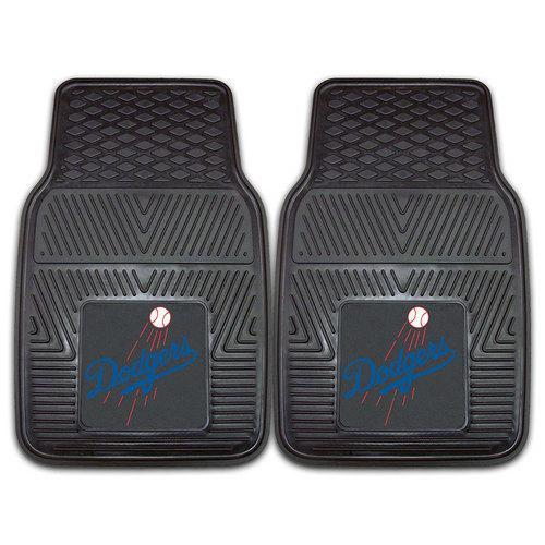 Los Angeles Dodgers MLB Heavy Duty 2-Piece Vinyl Car Mats (18x27")"