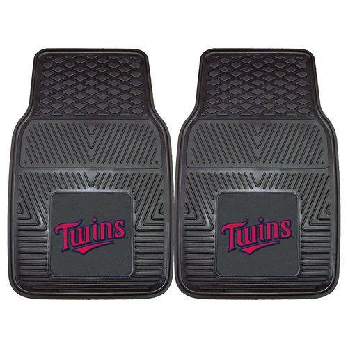 Minnesota Twins MLB Heavy Duty 2-Piece Vinyl Car Mats (18x27")"