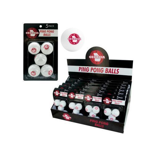 Georgia Ping Pong Balls Countertop Display ( Case of 24 )