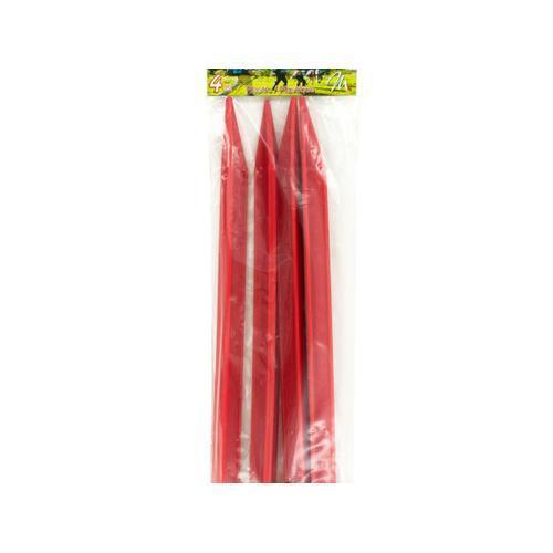 Plastic Tent Pegs Set ( Case of 48 )