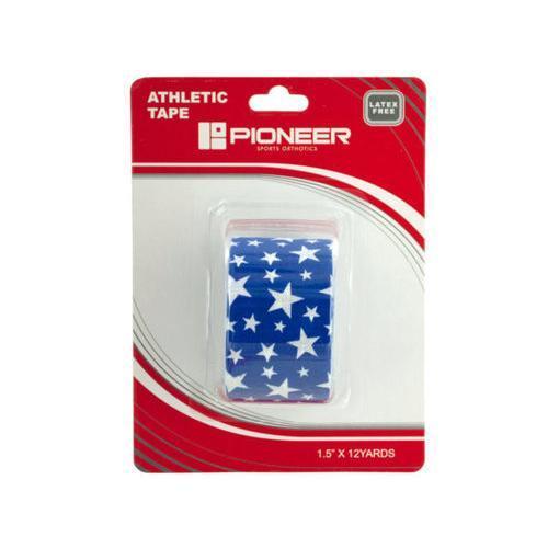 Pioneer Blue & White Stars Athletic Tape ( Case of 108 )