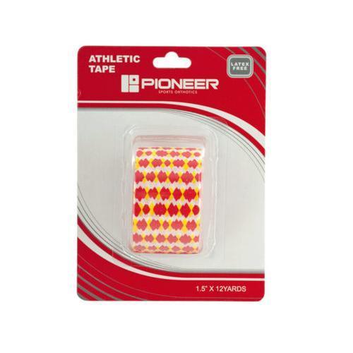 Pioneer Red & Yellow Dots Athletic Tape ( Case of 108 )