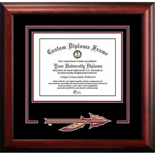 Florida State University Spirit" Diploma Frame"