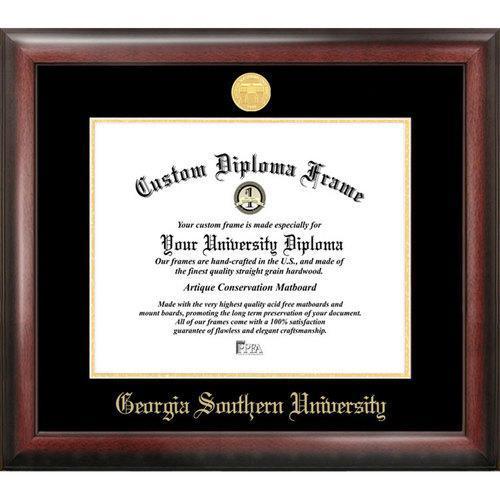 Georgia Southern University Gold Embossed Diploma Frame