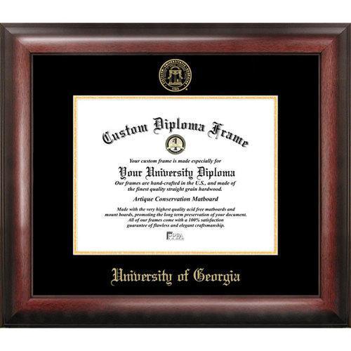 University of Georgia Gold Embossed Diploma Frame