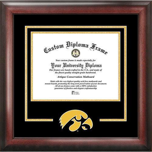 University of Iowa Spirit" Diploma Frame"