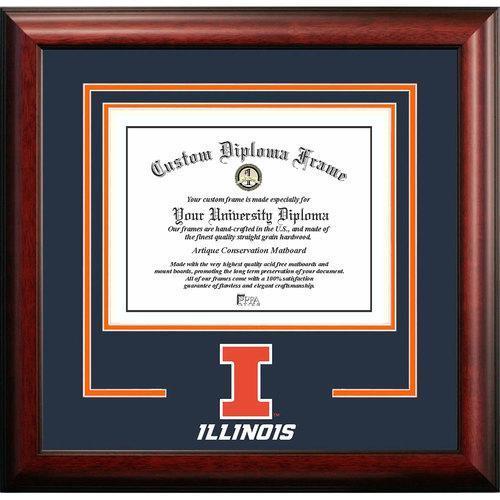 University of Illinois Spirit" Diploma Frame"