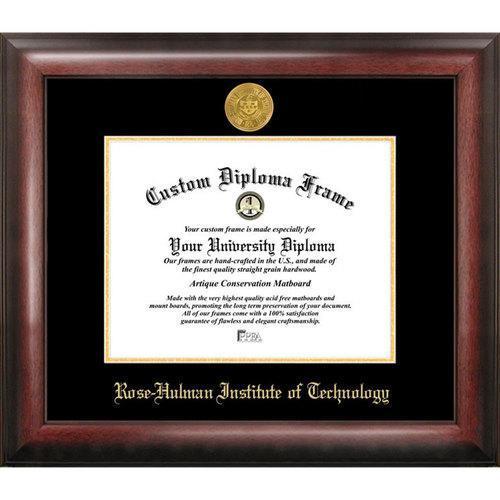 Rose Hulman Institute of Technology Gold Embossed Diploma Frame