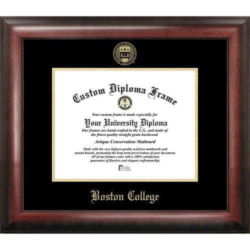 Boston College Gold Embossed Diploma Frame