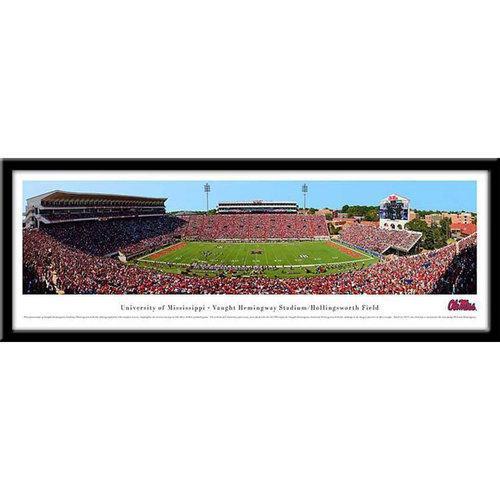 University of Mississippi Framed Stadium Print