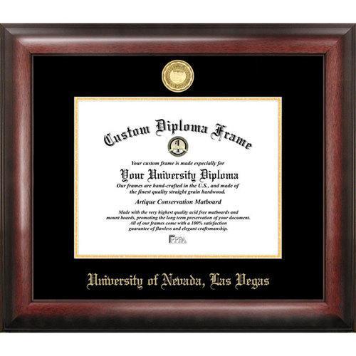 University of Nevada, Las Vegas Gold Embossed Diploma Frame