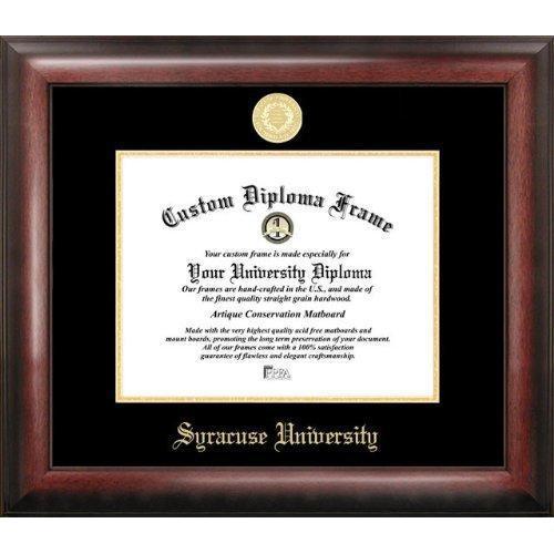 Syracuse University Gold Embossed Diploma Frame