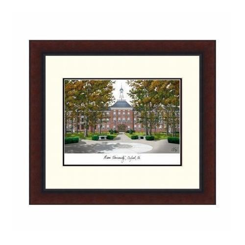 Campusimages OH982LR Miami University Ohio Legacy Alumnus Framed Lithograph