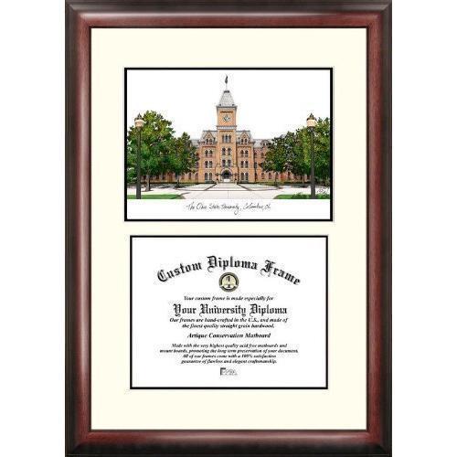 Campusimages OH987LV Ohio State University Legacy Scholar Diploma Frame