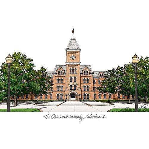 Art Poster Print - Ohio State University - Artist: Landmark Publishing - Post...