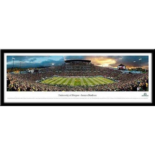 Campus Images OR99712073FPP University of Oregon Framed Stadium Print