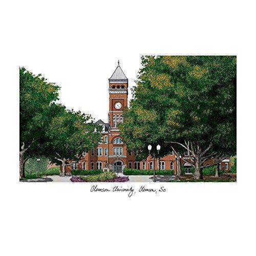 Campus Images Clemson University Campus Images Lithograph Print