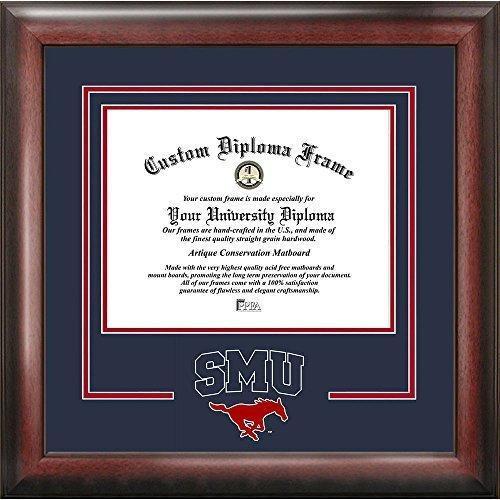 SMU Mustangs Spirit Diploma Frame