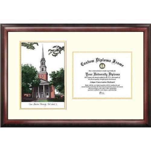 Campusimages TX949LV Texas Christian University Legacy Scholar Diploma Frame