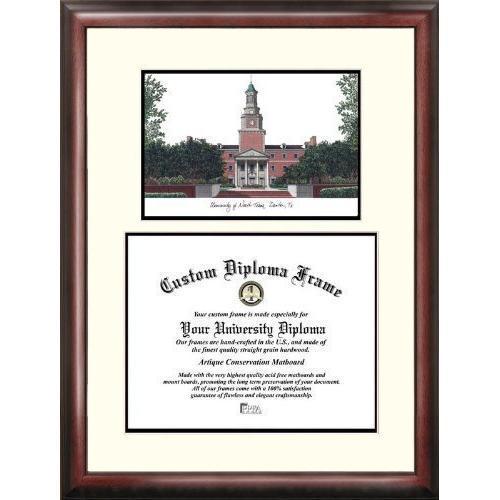 Campusimages TX952LV University of North Texas Legacy Scholar Diploma Frame