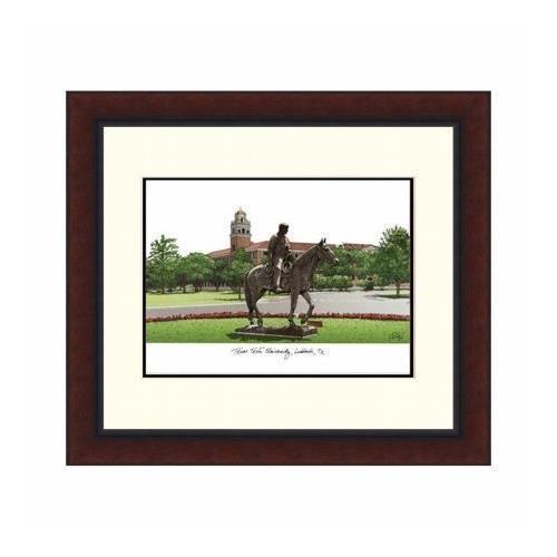 Campusimages TX960LR Texas Tech University Legacy Alumnus Framed Lithograph