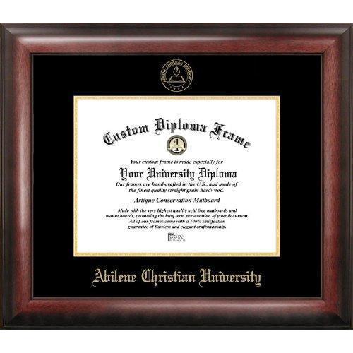 Abilene Christian University Wildcats Gold Embossed Diploma Frame