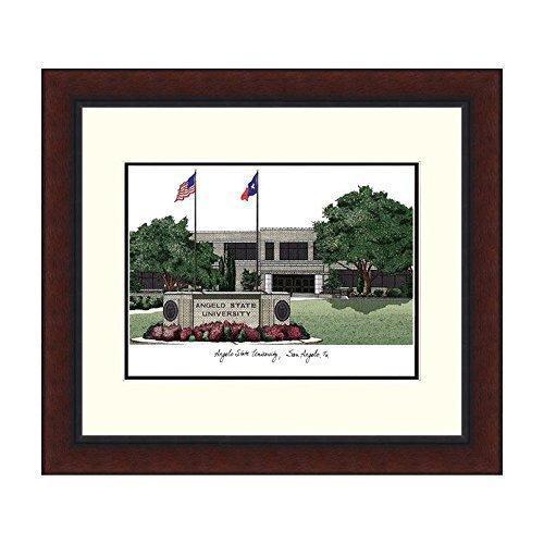 Campus Images Angelo State University Campus Images Lithograph Print Frame