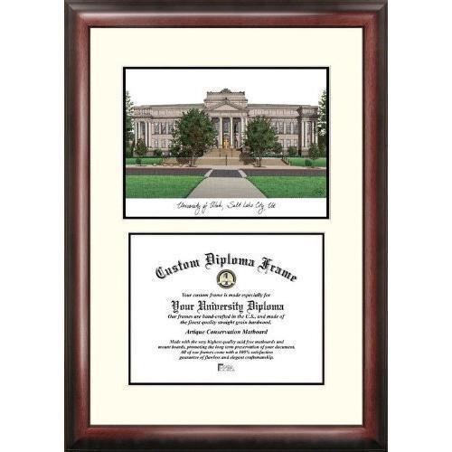 Campusimages UT995LV University of Utah Legacy Scholar Diploma Frame