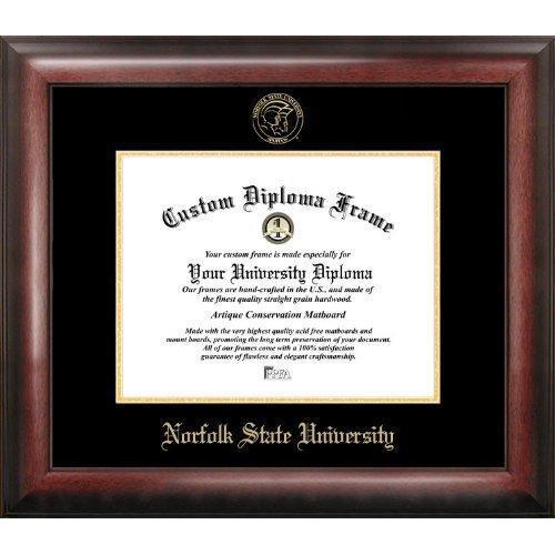 Norfolk State Gold Embossed Diploma Frame