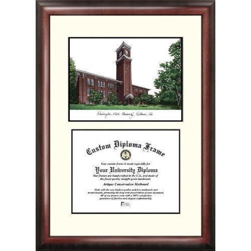 Campusimages WA996LV Washington State University Legacy Scholar Diploma Frame