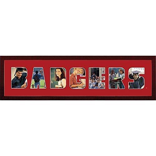 Wisconsin Badgers Photo Frame Spirit Collage Wall Decor