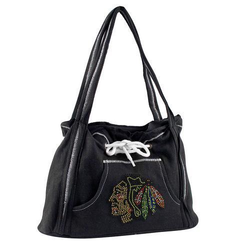 Chicago Blackhawks NHL Sport Noir Hoodie Purse